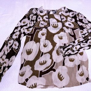 BLiNK London Brown Patterned Top